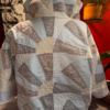 Antique Quilt Coat Handmade Vintage Patchwork Jacket One of a Kind Hoodie “Pearl”
