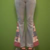 Joni | Upcycled Bell Bottom Jeans | Vintage Quilt Panels | Size 27 | One of a Kind | Wolfgang