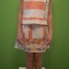 Poppy Quilted Set | Cropped Top, Gathered Skirt | 1970s Vintage Kantha Lined Medium