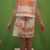 Poppy Quilted Set | Cropped Top, Gathered Skirt | 1970s Vintage Kantha Lined Medium