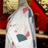 1930s Dresden Fan Quilt Coat | Feedsack Fabric | One of a Kind Medium-XXL