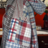 Vintage Plaid Quilt Hooded Coat | Patchwork Flannel, 1960s-80s Upcycled Apparel