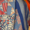Maxine Quilt Coat | 1930-40s Cobalt Blue Star Quilt | One of a Kind