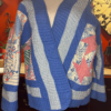 Maxine Quilt Coat | 1930-40s Cobalt Blue Star Quilt | One of a Kind