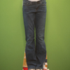 Upcycled Vintage Quilt Flare Jeans | Patchwork Bell Bottom Denim Size 25
