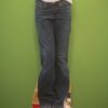 Upcycled Vintage Quilt Flare Jeans | Patchwork Bell Bottom Denim Size 25