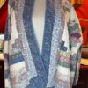 Handmade Quilt Coat | 1940s-50s Log Cabin Star Quilt, Hand-Quilted, Medium-XL