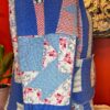 Vivienne Quilt Coat | 1930s-40s Feedsack Cobalt Blue Star Print Medium-XL