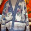 Margot Handmade Vintage Quilt Coat | 1940s-50s Hand Quilted Log Cabin Star (Medium-3XL)