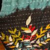Sparrow Handmade Kantha Jumpsuit  Tie Shoulder  Bird & Botanical Print  Large to XL Wolfgang
