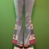 Joni | Upcycled Bell Bottom Jeans | Vintage Quilt Panels | Size 27 | One of a Kind | Wolfgang
