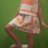 Poppy Quilted Set | Cropped Top, Gathered Skirt | 1970s Vintage Kantha Lined Medium