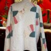 1930s Dresden Fan Quilt Coat | Feedsack Fabric | One of a Kind Medium-XXL