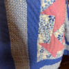 Maxine Quilt Coat | 1930-40s Cobalt Blue Star Quilt | One of a Kind