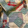 Scrappy Vintage Quilt Coat | 1930s-50s Plaid Floral Mix | One of a Kind Medium-XXL