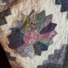 Handmade Quilt Coat | 1940s-50s Log Cabin Star Quilt, Hand-Quilted, Medium-XL