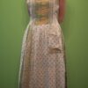 Apron style side tie wrap maxi dress made from repurposed sari “Isadora” xs-m