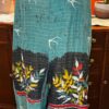 Sparrow Handmade Kantha Jumpsuit  Tie Shoulder  Bird & Botanical Print  Large to XL Wolfgang